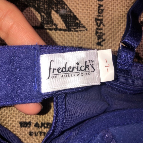 Frederick's Of Hollywood Lace Mesh Babydoll And Bottom 2 Piece Set Size L - Picture 11 of 14